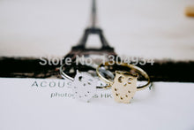 10pcs/lot Gold&Pink&Silver Owl Animal Cute Girls Rings Cute Animal Punk Female Simple Cool Lovely Wholesale Wedding Ring R210