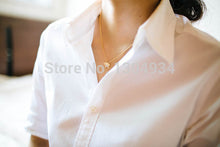 10pcs/lot Gold&Silver Cute Cool Adventure Pretty Necklace Korean Fashion Simple Female Long Chain Wholesale Necklace N093