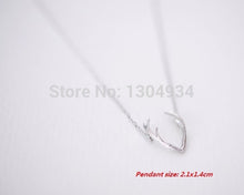 10pcs/lot Horn Antler Necklace Best Gift For Christmas Women Cute Animal Simple Long Chain Fashion Wholesale Necklace N056