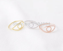10pcs/lot Hot Sale Cute Evil Eye Couples Ring Women 2016 Korean Fashion Simple Wholesale Finger Rings R009