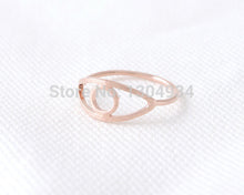 10pcs/lot Hot Sale Cute Evil Eye Couples Ring Women 2016 Korean Fashion Simple Wholesale Finger Rings R009