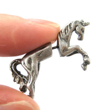 10pcs/lot New Arrival Fake Gauge Eearrings Mythical Unicorn Horse Animal Faux Plug Stud Earrings for Women S-102