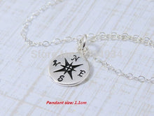 10pcs/lot Small Compass Find Your True North Necklace Wholesale Female Long Chain Choker Dainty Popular Elegant Necklace N061