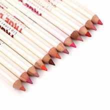 12pcs/lot 15CM 12Colors/Set Waterproof Pencil Lip Liner Pencil Women's Professional Long Lasting Lipliner Set Lips Makeup Tools