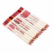 12pcs/lot 15CM 12Colors/Set Waterproof Pencil Lip Liner Pencil Women's Professional Long Lasting Lipliner Set Lips Makeup Tools