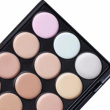 15 Color Mini Professional Face Creamy Hide Blemish Make-up Concealer Concealer Cream Set Natural