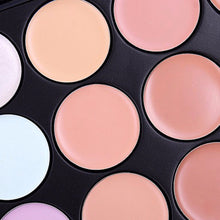 15 Color Mini Professional Face Creamy Hide Blemish Make-up Concealer Concealer Cream Set Natural