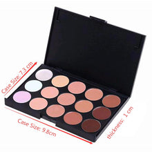 15 Color Mini Professional Face Creamy Hide Blemish Make-up Concealer Concealer Cream Set Natural