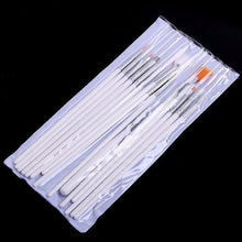 15 pcs Nail Art Decorations Brush Set Tools Professional Painting Pen for False Nail Tips UV Nail Gel Polish
