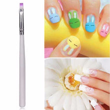 1PC Nail Art Brush Builder UV Gel Drawing Painting Brush Pen For Manicure DIY Tool Ggradient Purple Color