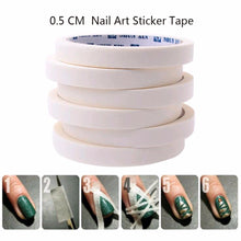 1PCS 17m*0.5cm French Manicure Nail Art Tips Creative Nail Stickers Masking Tape Nail Accessories Nail Art