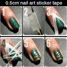 1PCS 17m*0.5cm French Manicure Nail Art Tips Creative Nail Stickers Masking Tape Nail Accessories Nail Art