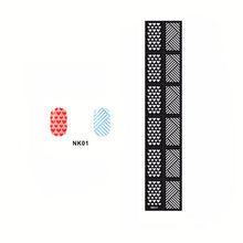 1PCS DIY Reusable Stamping Tool Nail Art Hollow Template Stickers Stamp Stencil Guide Makeup Tools