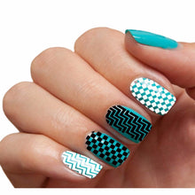1PCS DIY Reusable Stamping Tool Nail Art Hollow Template Stickers Stamp Stencil Guide Makeup Tools
