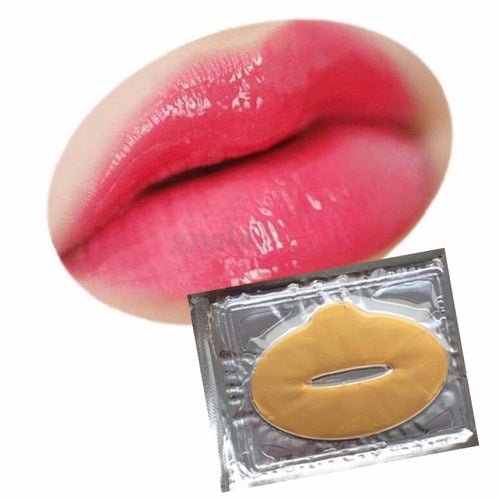 1PCS New Gold Powder Gel Collagen Lip Mask Masks Sheet Patch