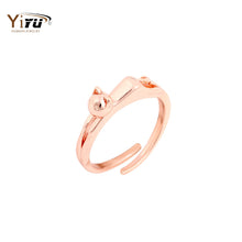1pc 2016 New Jewelry Rings Cute Animal Cat Rings Different Colors for Women Party Gifts R103