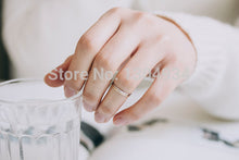 1pc 2016 Rose Plated Slim Stacking Women Simple Rings Smooth Couple Wedding Ring Woman Man Fashion Jewelry R213