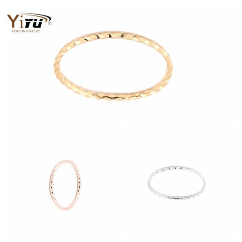 1pc Gold&Pink&Silver Fashion Brief Twisted Rope Austrian Crystal Party Ring For Women 2015 Simple Round Wedding Girl Ring R214