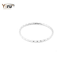 1pc Gold&Pink&Silver Fashion Brief Twisted Rope Austrian Crystal Party Ring For Women 2015 Simple Round Wedding Girl Ring R214