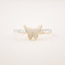 1pc Gold&Pink&Silver Fashion Butterfly Simple Women Ring 2015 Cute Animal Female Insect Wedding Midi Knuckle Ring R201