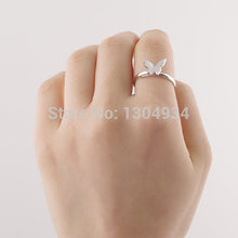 1pc Gold&Pink&Silver Fashion Butterfly Simple Women Ring 2015 Cute Animal Female Insect Wedding Midi Knuckle Ring R201