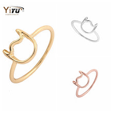 1pc Gold&Pink&Silver Fashion Midi Finger Ring Hot Sale Cat Punk Charm for women R126