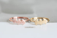 1pc Gold&Pink&Silver Stainless Steel Batman Ring Fashion Style Cool Bat Women Ring Cute Animal Bird Punk Midi Party Ring R215