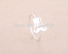1pc Gold&Pink&Silver Top Hat With Mustache Women Cute Ring Unique Adjustable Simple Cool Knuckle Gift Party Wedding Ring R211