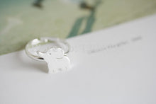 1pc Gold Plated Cute Elephant Women Rings Simple Cool Knuckle 2016 New Fashion Lovely Wedding Punk Ring Mother's Day Gift R202