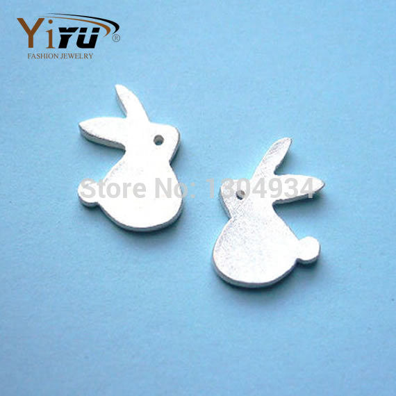 1pc Gold Silver Pink Little Bunny Rabbit Earrings Simple Cute Animal Elegant Ear Studs Fashion New Jewelry E067