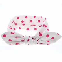 1pc Infant Baby Girls Toddler Newborn Print Dot Rabbit Ears Hairband Turban Bow Knot Headband Hair Band