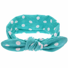 1pc Infant Baby Girls Toddler Newborn Print Dot Rabbit Ears Hairband Turban Bow Knot Headband Hair Band