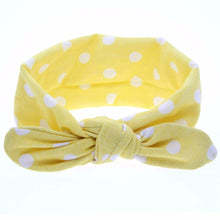 1pc Infant Baby Girls Toddler Newborn Print Dot Rabbit Ears Hairband Turban Bow Knot Headband Hair Band