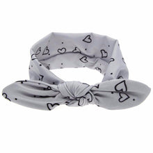 1pc Infant Baby Girls Toddler Newborn Print Dot Rabbit Ears Hairband Turban Bow Knot Headband Hair Band