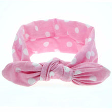 1pc Infant Baby Girls Toddler Newborn Print Dot Rabbit Ears Hairband Turban Bow Knot Headband Hair Band