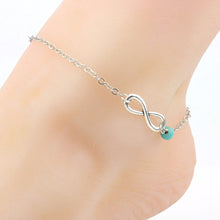 1pc Unique Woman Barefoot Anklet Sexy Beads Silver Chain Anklet Sandals Ankle Bracelet Foot Jewelry Female Summer Beach