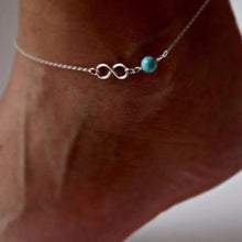 1pc Unique Woman Barefoot Anklet Sexy Beads Silver Chain Anklet Sandals Ankle Bracelet Foot Jewelry Female Summer Beach