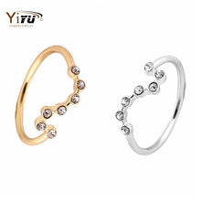 1pc new arrival Gold and Silver Plated Big Dipper Women Rings for women Christmas gift R164