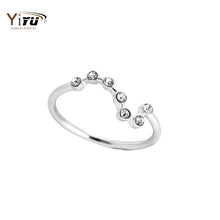 1pc new arrival Gold and Silver Plated Big Dipper Women Rings for women Christmas gift R164