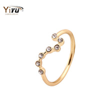1pc new arrival Gold and Silver Plated Big Dipper Women Rings for women Christmas gift R164