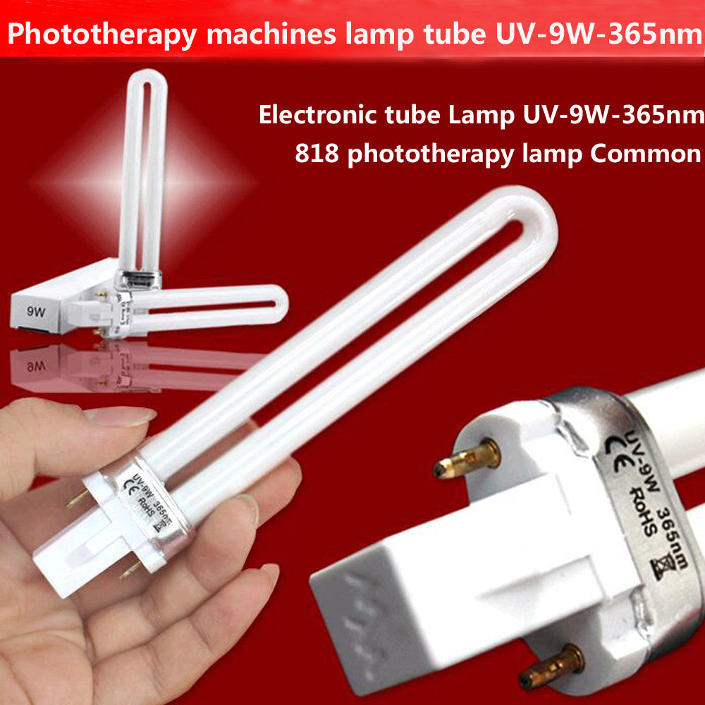 1pcs. 365nm U-shape of the LED UV lamp lamp tube replacement 9 W 36 W UV Gel curing light machine nails / Quality assurance NA4