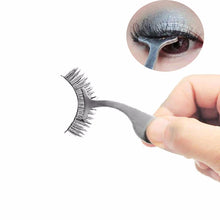 1pcs False Fake Eyelashes clip stainless steel Eye Lash eyelash curler Applicator Beauty Makeup Cosmetic Tool