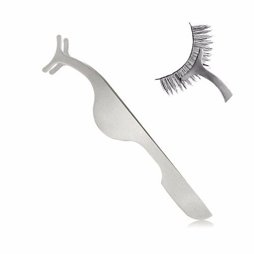 1pcs False Fake Eyelashes clip stainless steel Eye Lash eyelash curler Applicator Beauty Makeup Cosmetic Tool