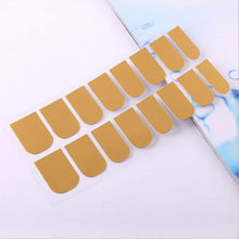 1pcs New Arrival Nail Art Stickers Gold Silver Black Full Cover Nail Foil Patch Wraps,Adhesive DIY Nail Decoration Tools