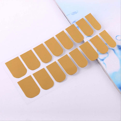 1pcs New Arrival Nail Art Stickers Gold Silver Black Full Cover Nail Foil Patch Wraps,Adhesive DIY Nail Decoration Tools