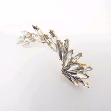 1pcs Right Ear Clip Fashion Rhinestone Hot Earcuff Jewelry Meniscus Silver Plated Clip On Earrings
