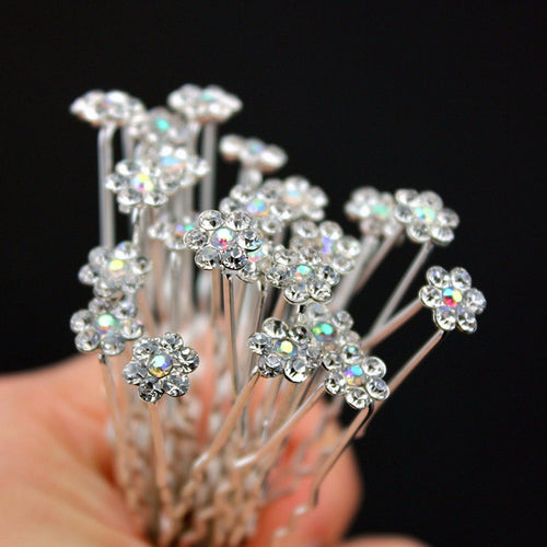 20 Pcs /set Fashion Wedding Bride Hair Pins Headwear Shiny Hair Pins Headwear Bridesmaid Hair wear Jewelry Hair Accessories