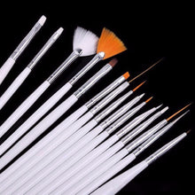 20 pcs/ set Nail Art Design Painting Tool Pen Polish Brush Set Kit Professional Nail Brushes Styling Nail Art Tools