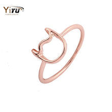 ,10pcs/lot Gold&Pink&Silver Fashion Midi Finger Ring Hot Sale Cat Punk Charm-R126