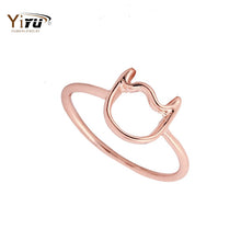 ,10pcs/lot Gold&Pink&Silver Fashion Midi Finger Ring Hot Sale Cat Punk Charm-R126